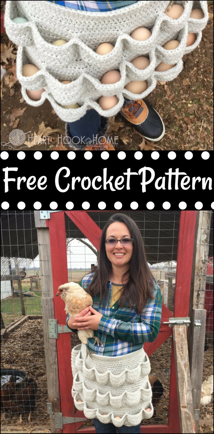 An Egg Cellent Apron Free Crochet Pattern