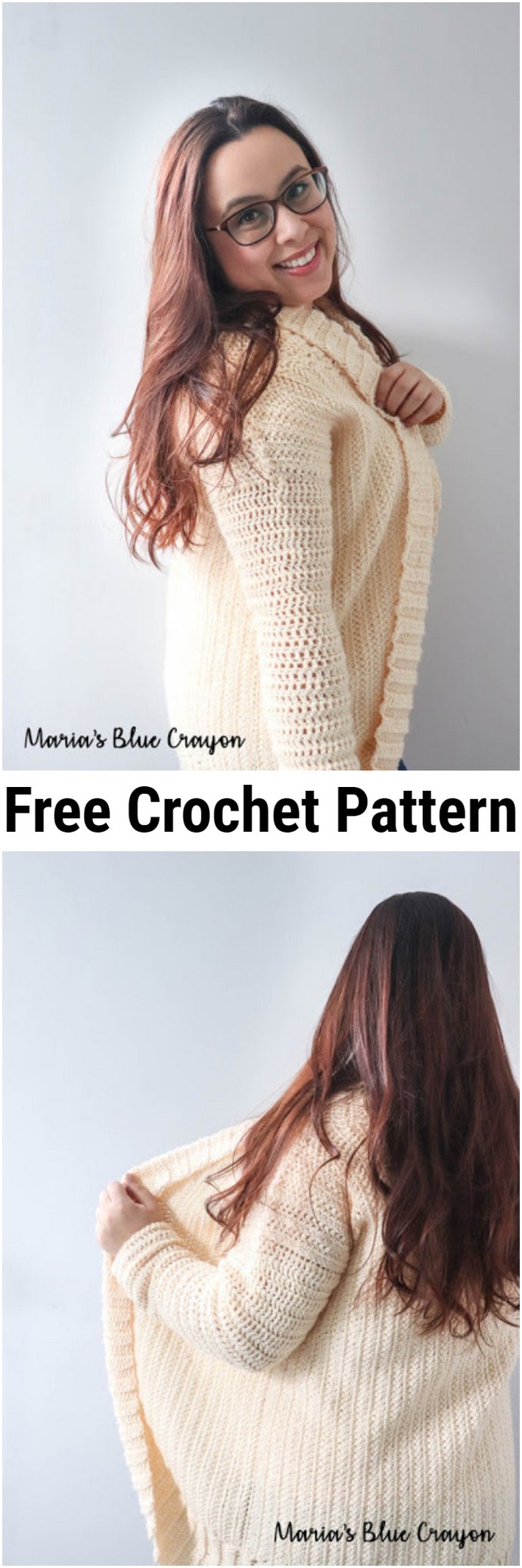 Cardigan Shrug Free Crochet Pattern