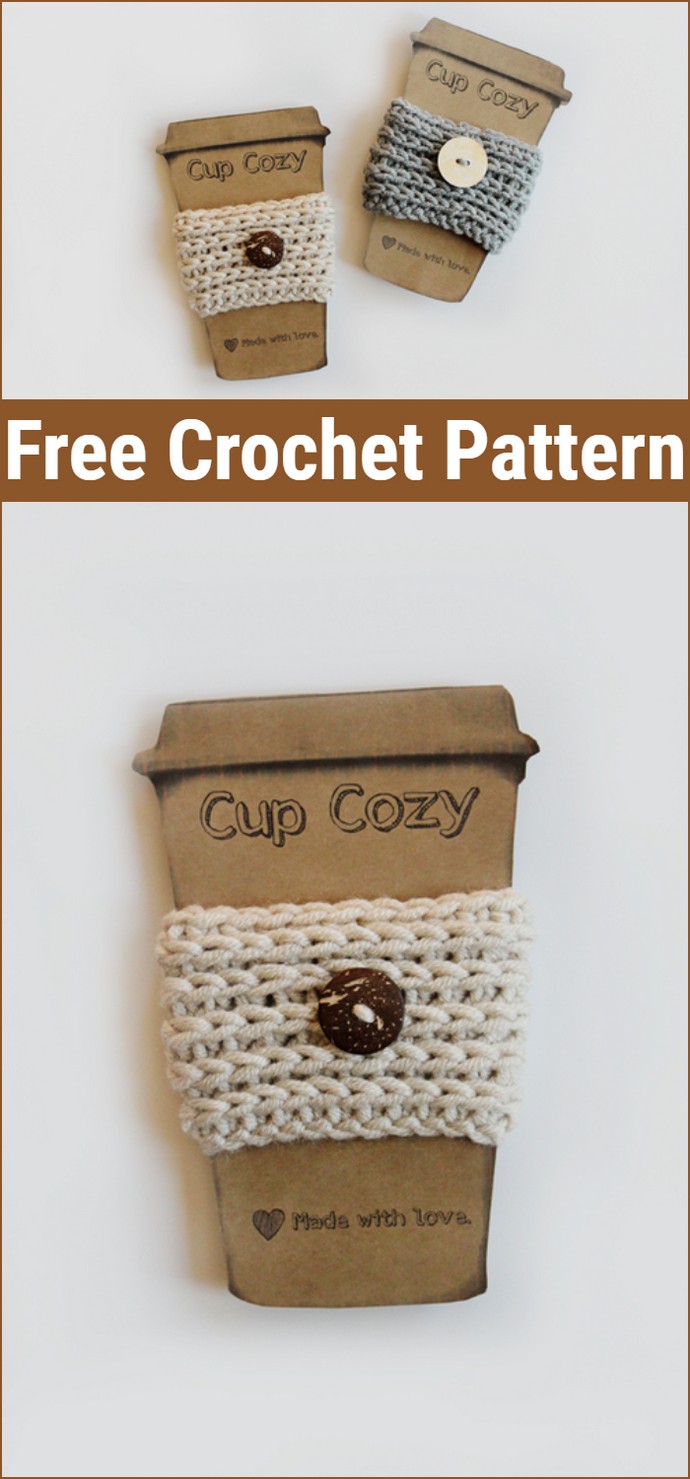 Coffee Cup Cozy Crochet Pattern