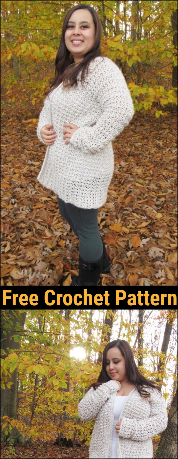 Comfy Cozy Oversized Crochet Cardigan Pattern