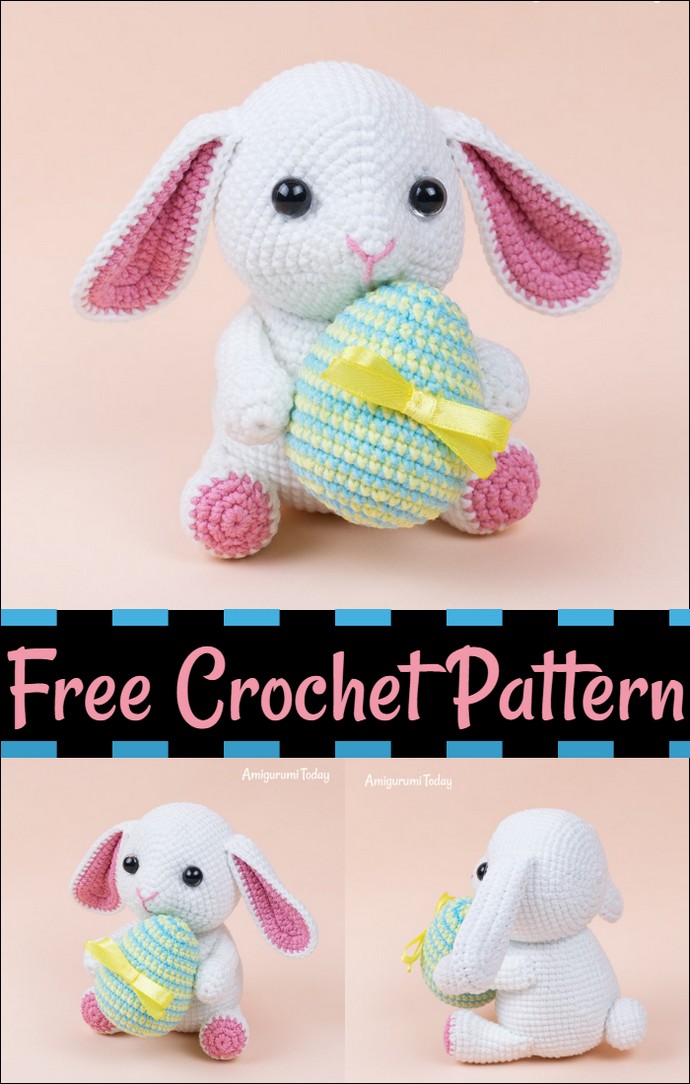 Easter Bunny With Egg Crochet Pattern