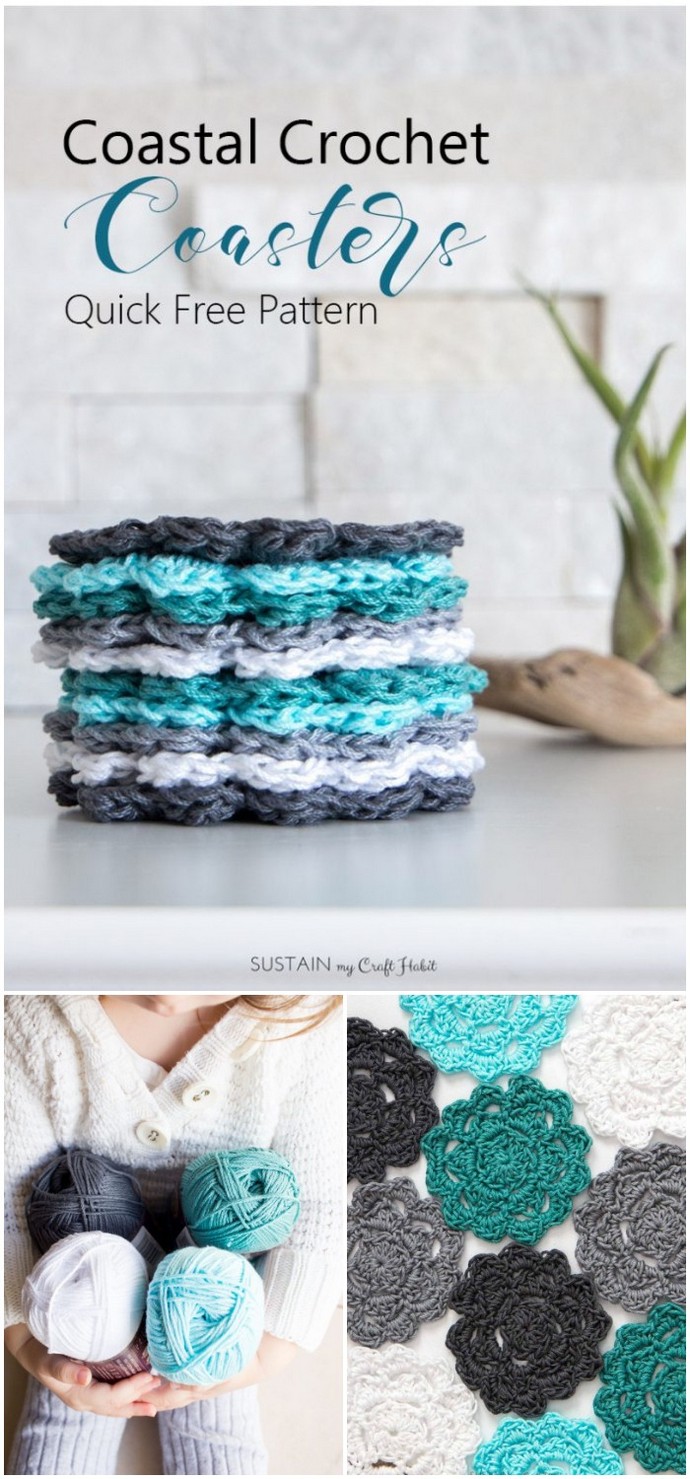 Free Crochet Coaster Pattern