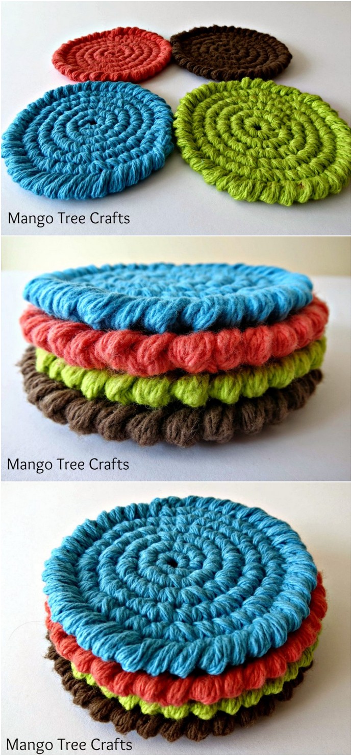 Free Crochet Coasters Pattern