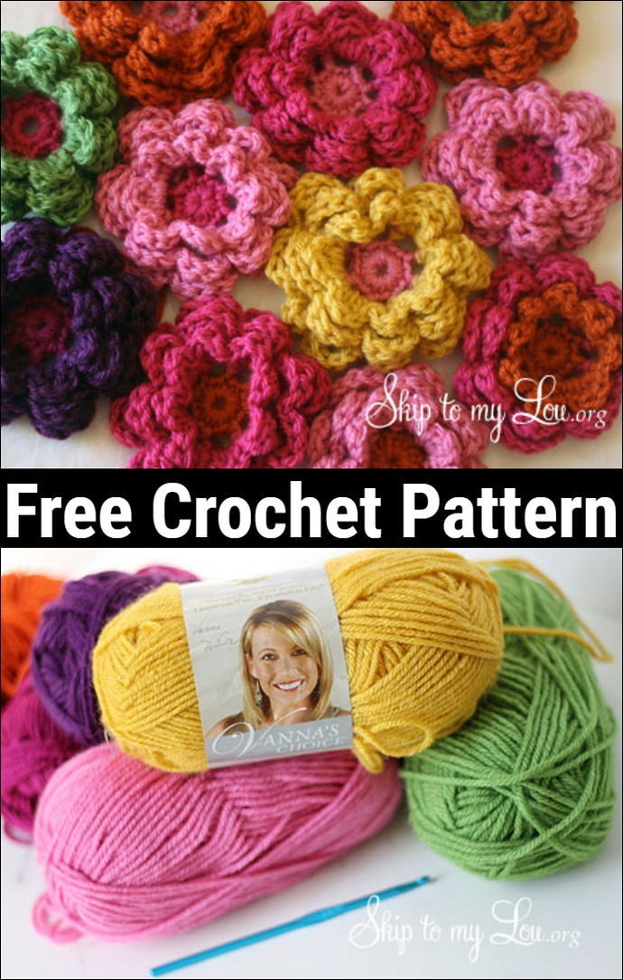 Free Crochet Flowers