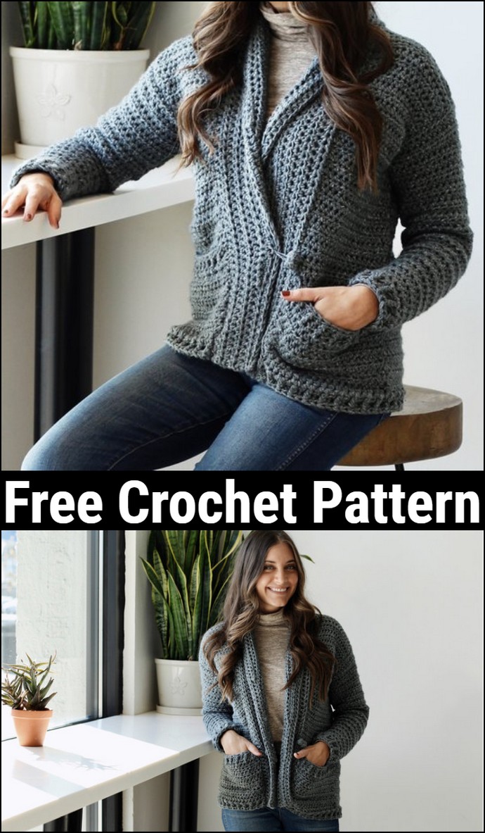 Free Crochet Harold Cardigan