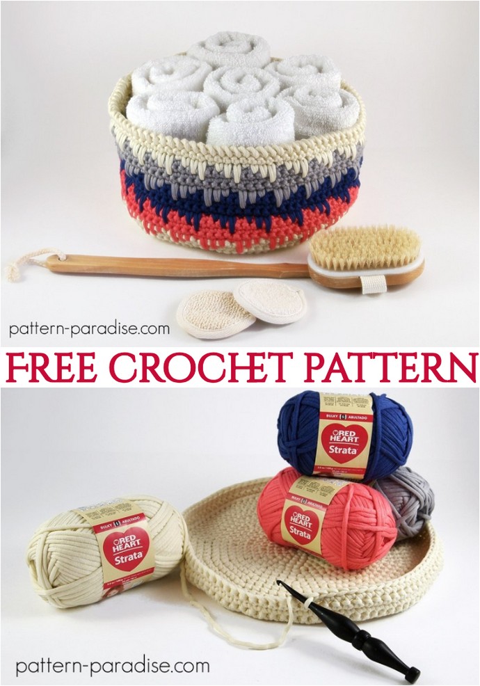 Free Crochet Himalayan Basket