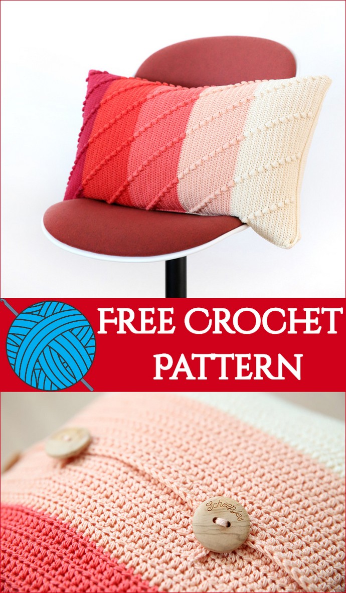 Free Crochet Pattern Parallel Pillow