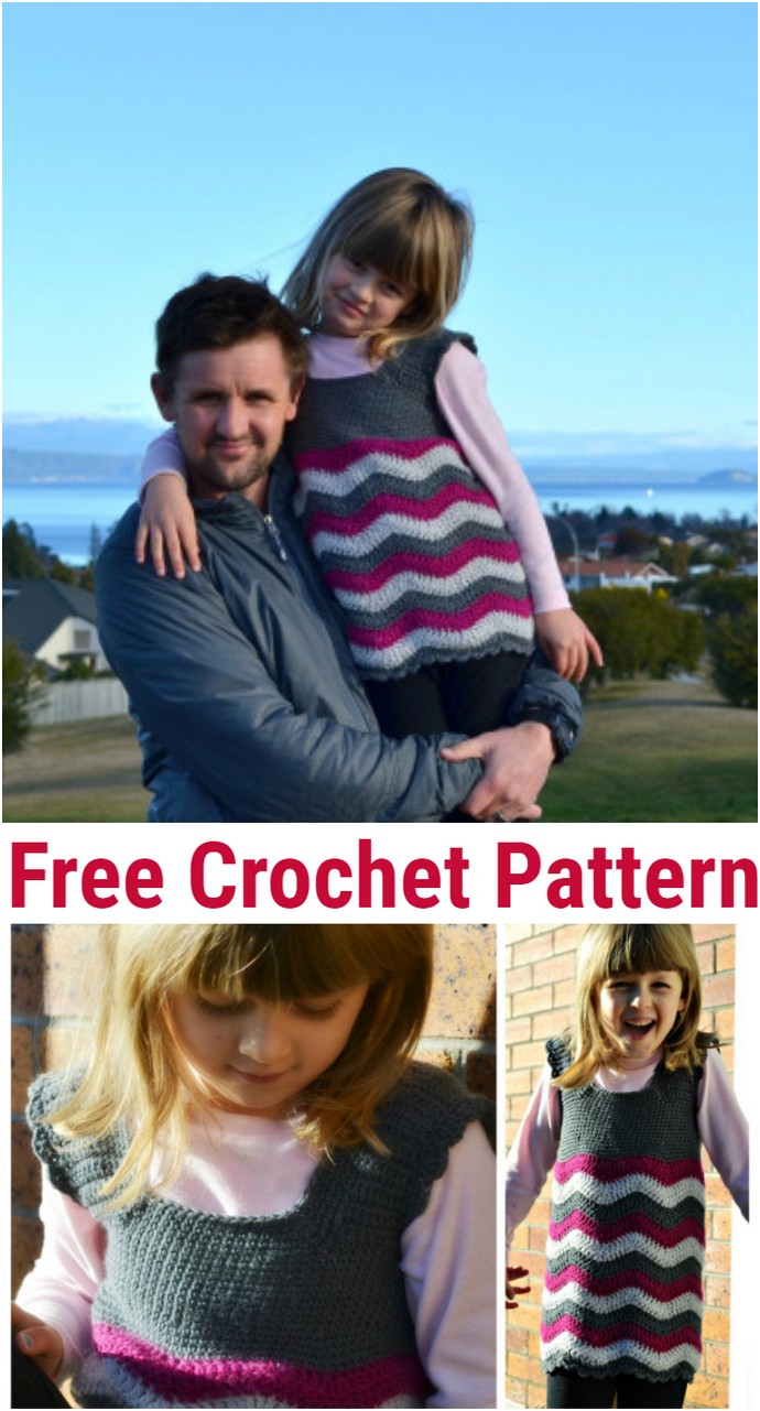 Free Crochet Ripple Dress