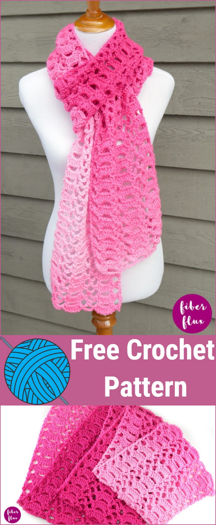 Heart You Scarf Free Crochet Pattern