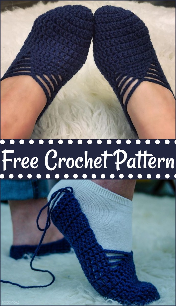 Sunday Ballet Slippers Free Crochet Pattern