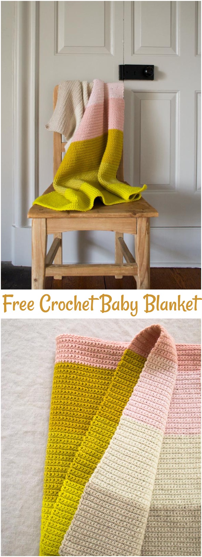 Crocheted Super Easy Baby Blanket