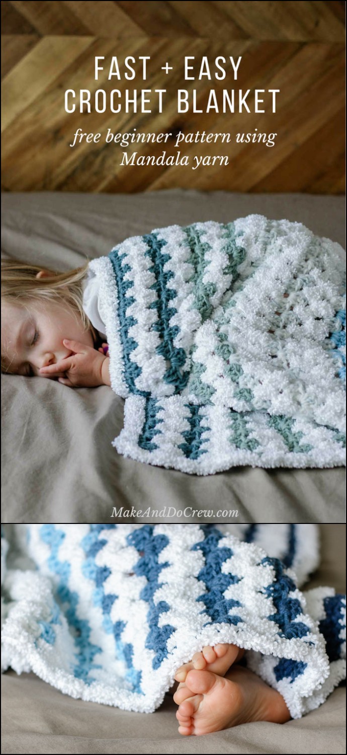 Free Beginner Crochet Baby Blanket Pattern