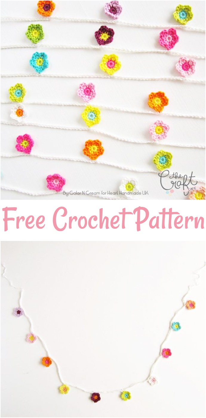 How To Crochet A Flower For A Gorgeous Garland