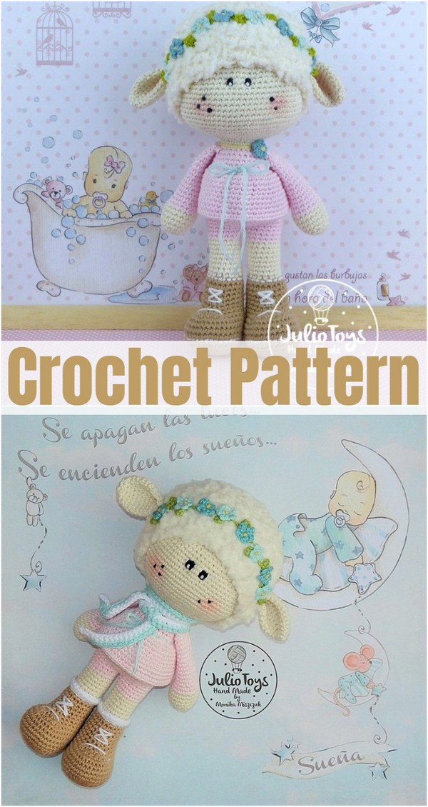 Crochet Spring Sheep 