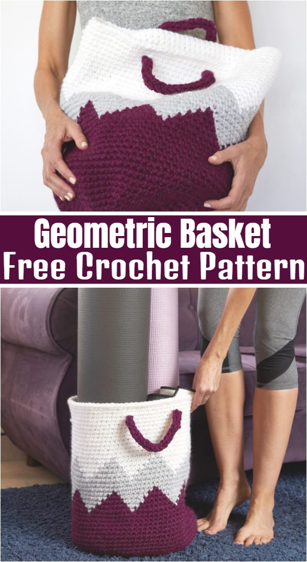 Geometric Basket Crochet Pattern