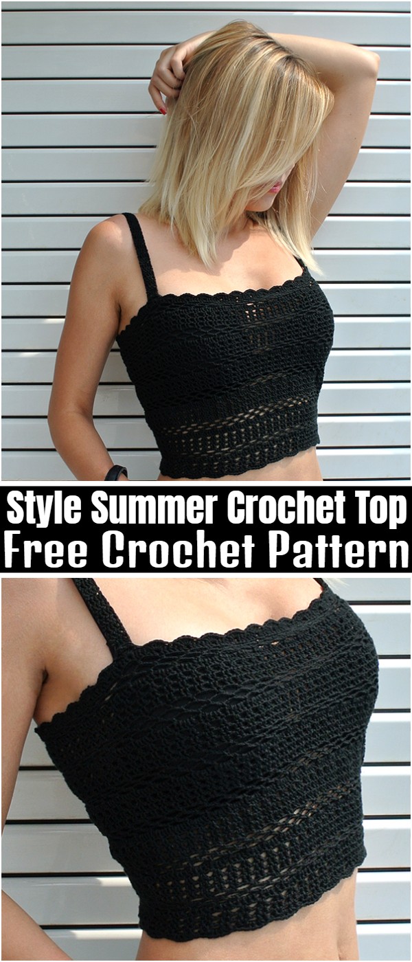 Casual Crochet Top Free Pattern