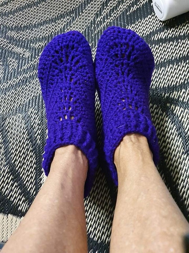 Crochet Adult Slippers