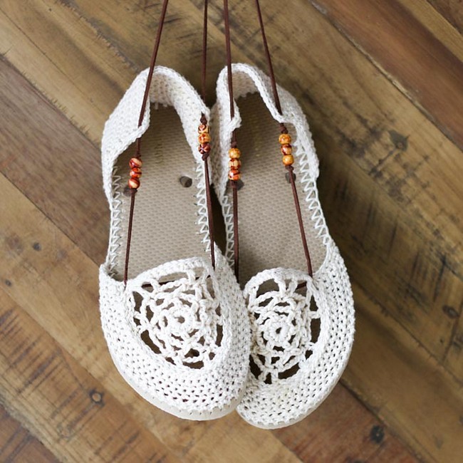 Dream Catcher Sandals with Flip Flop Soles