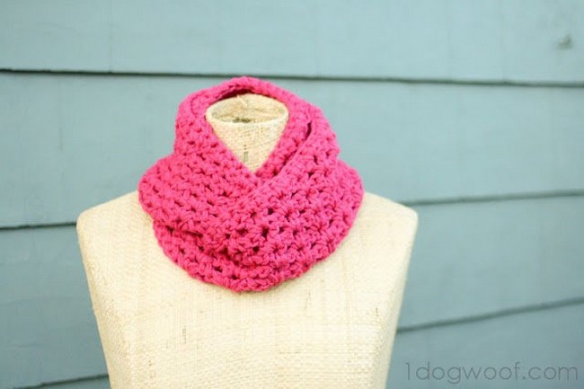 End of Winter Double Strand Infinity Scarf