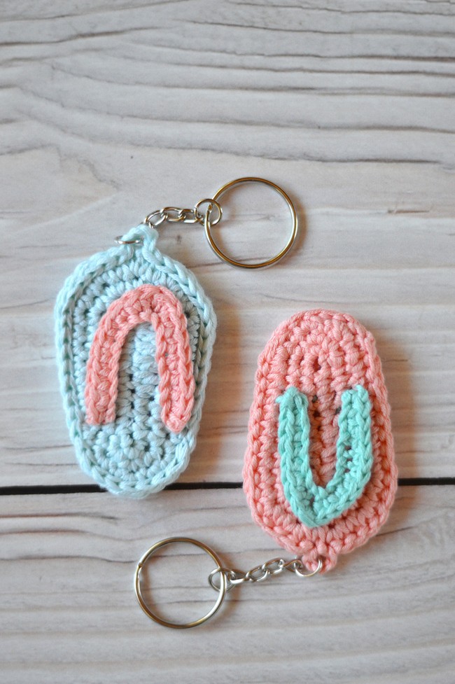 Flip-Flop Keychain