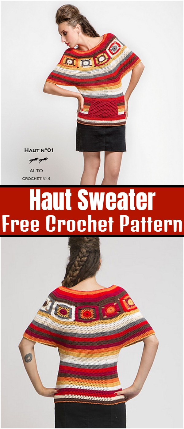 Haut Sweater Free Crochet Pattern