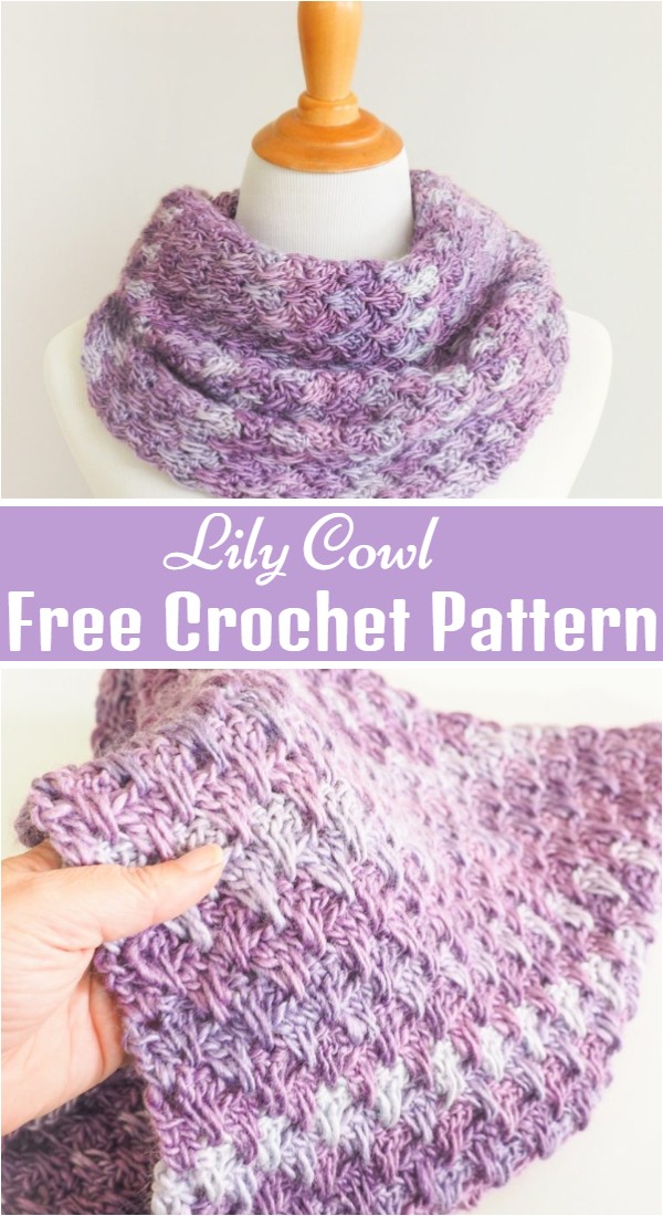 Lily Cowl Crochet Pattern