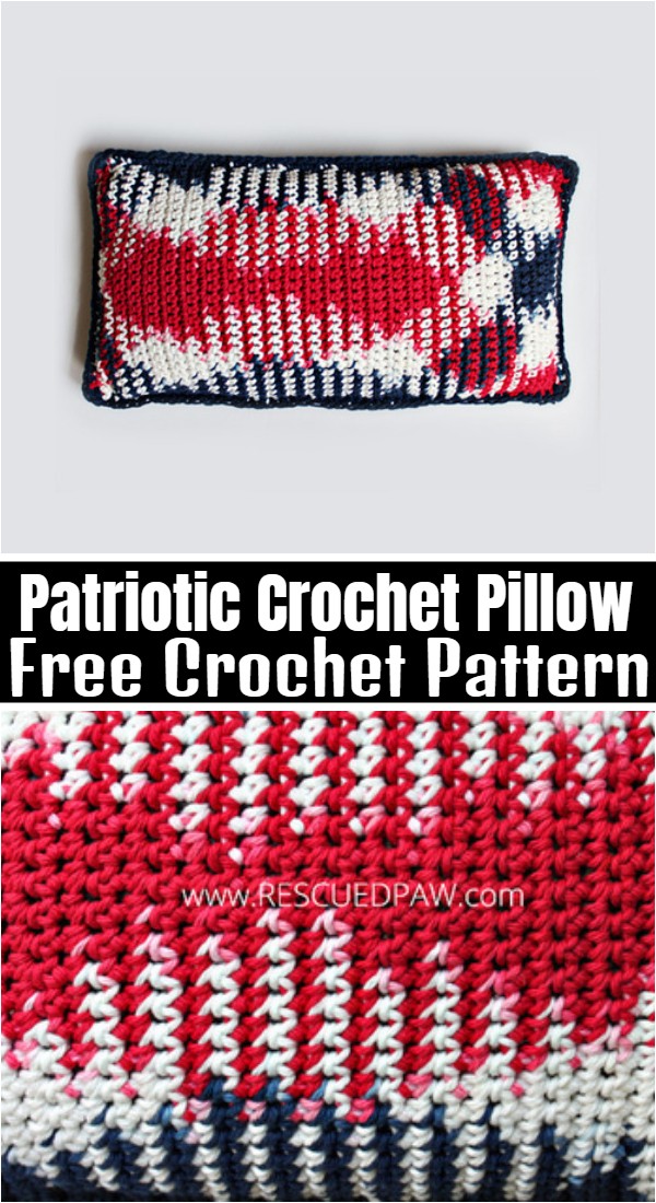 Patriotic Crochet Pillow Pattern