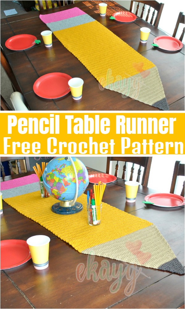 Pencil Table Runner