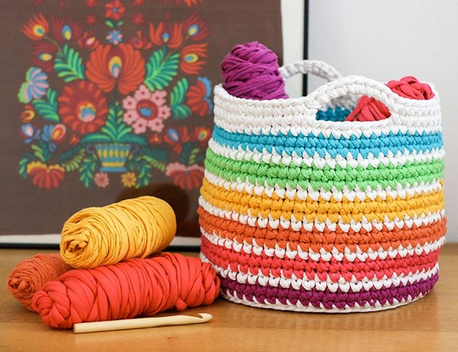 RAINBOW STORAGE BASKET