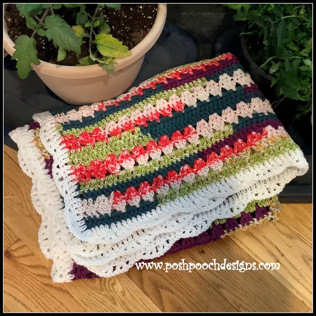 Rambling Rainbow Throw Blanket