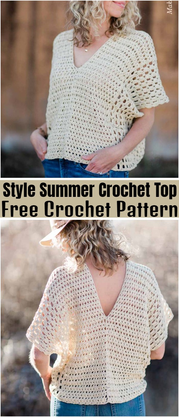 Style Summer Crochet Top Free Pattern