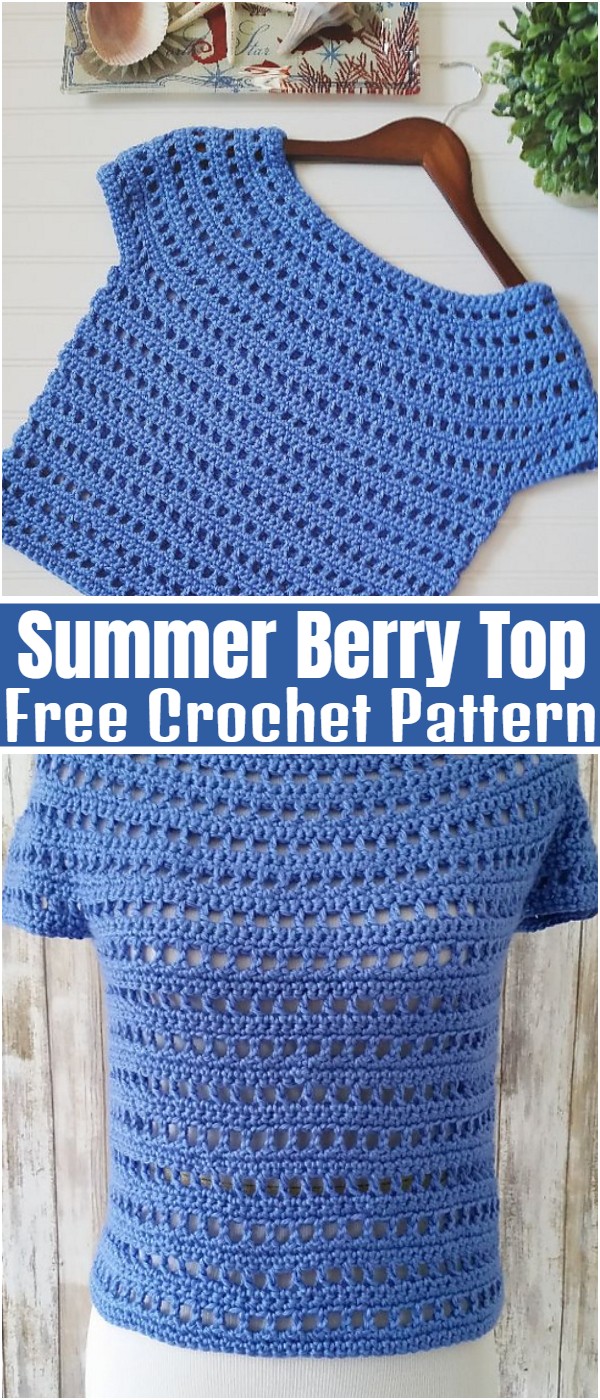 Summer Berry Top Free Crochet Pattern