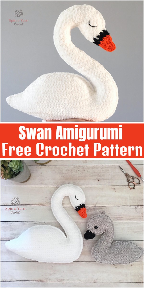 Swan Amigurumi Free Crochet Pattern