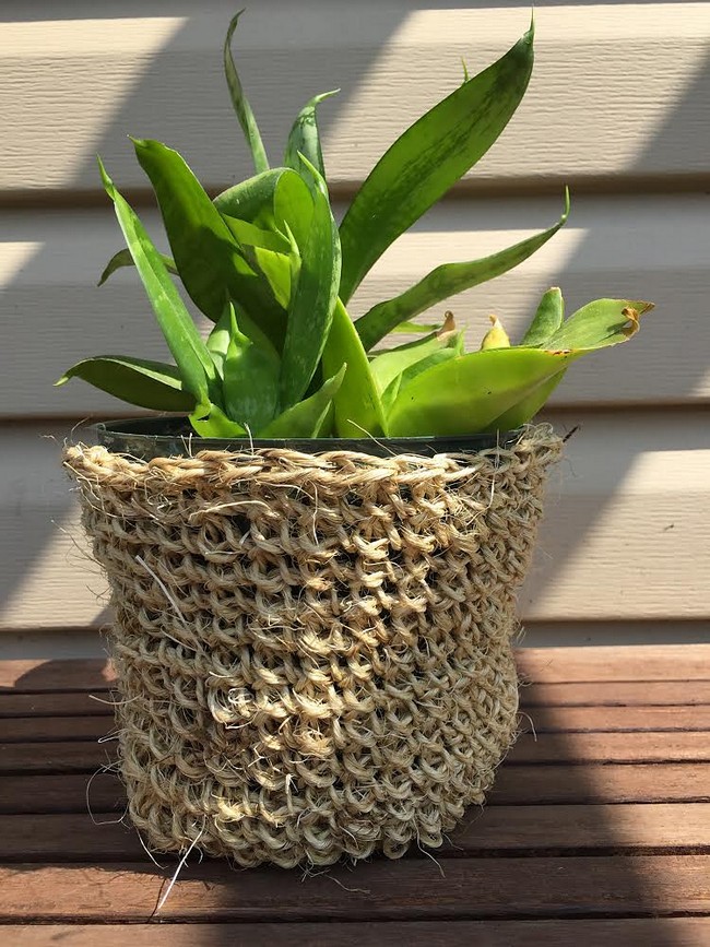 Twine Plant Pot Cozy