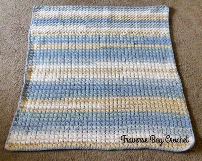 Free Crochet Simply Elegant Baby Blanket Pattern