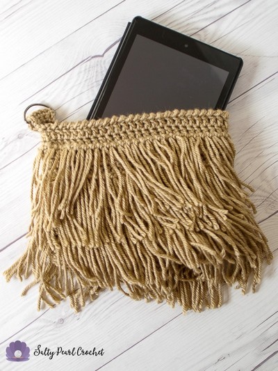 Crochet Fringe Clutch Purse Pattern