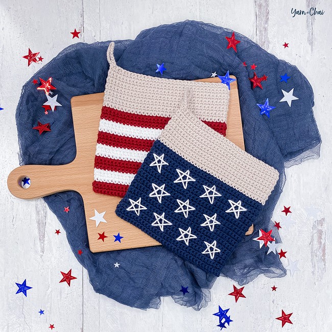 Stars & Stripes Potholder Set