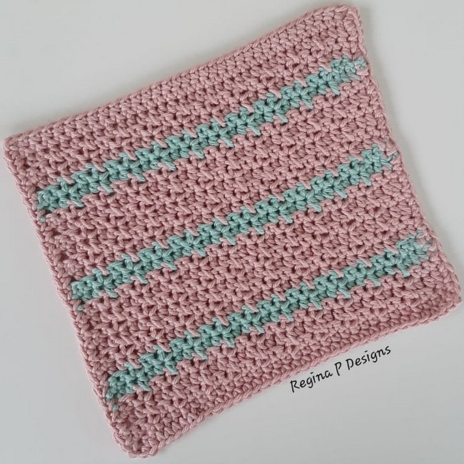 Drip Stitch Washcloth