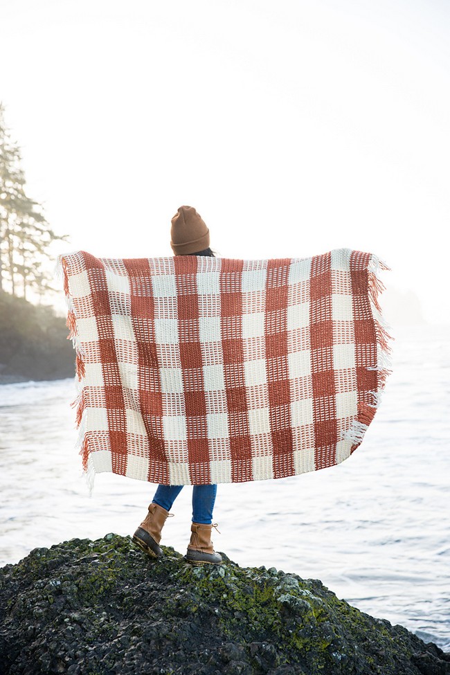 Gingham Throw Blanket