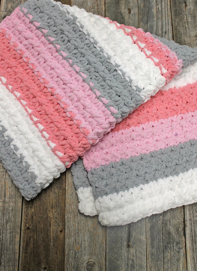 Pink Trinity Baby Blanket