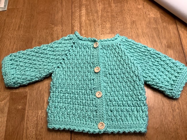 Alpine Stitch Baby Cardigan