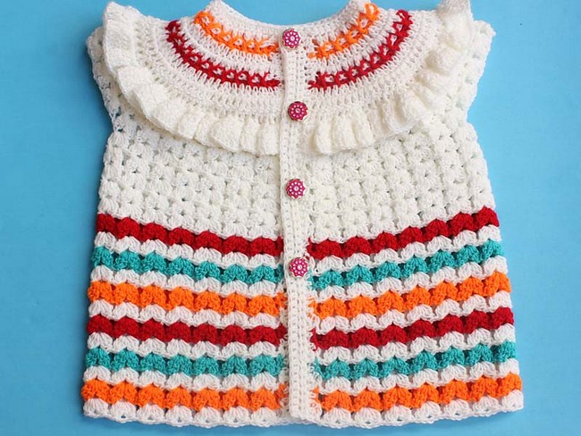 Stylish Ruffles Baby Coat Jacket