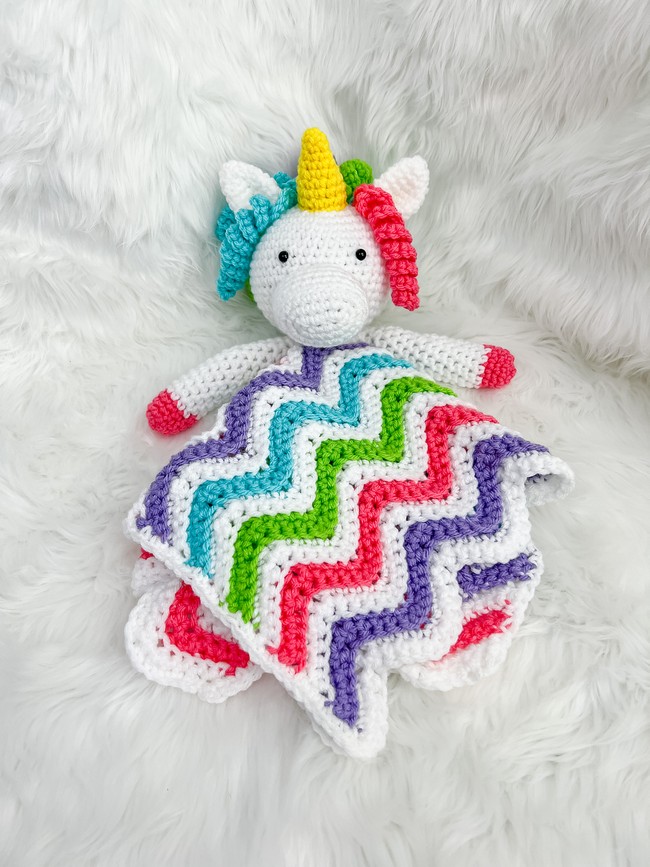 Unicorn Baby Lovey