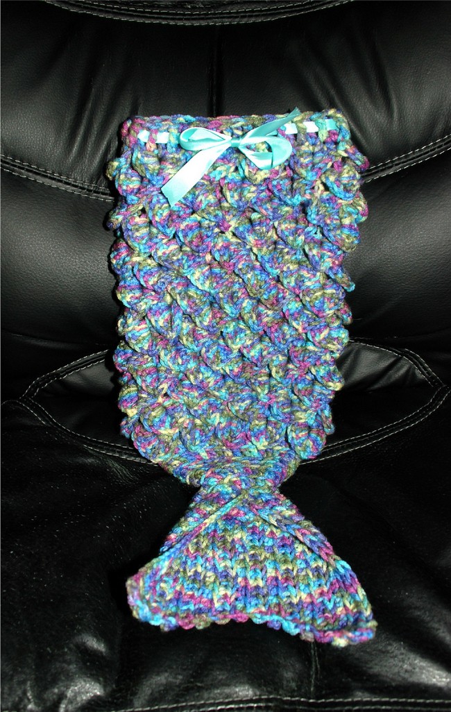 Crocodile Stitch Mermaid Tail