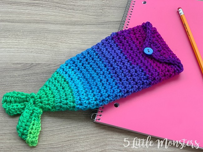 Mermaid Tail Pencil Pouch