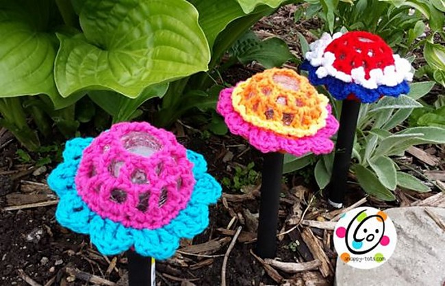 Solar fun flower Lamp cover