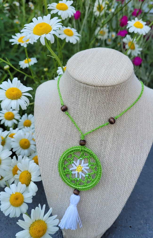 Boho Mandala Necklace