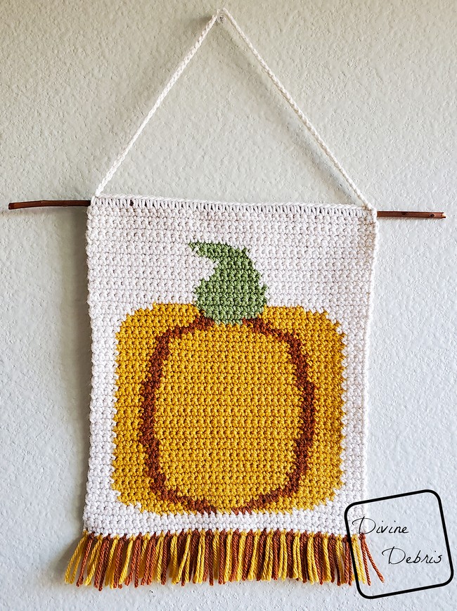 Fall Pumpkin Wall Hanging