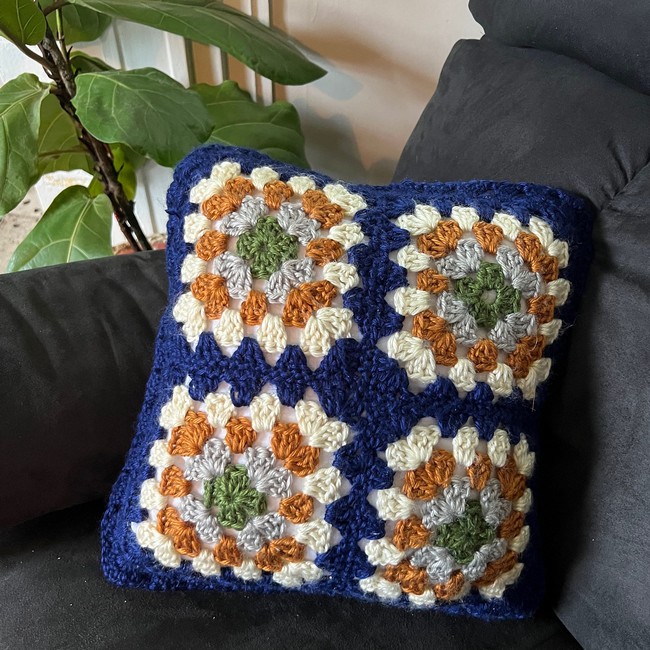 Granny's 4-Square Pillow