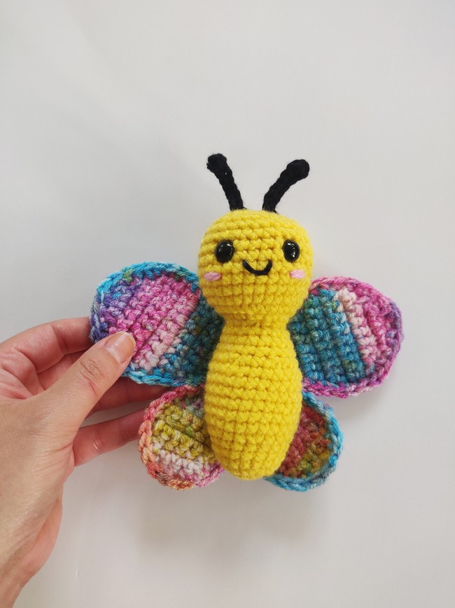 Stella the Amigurumi Butterfly